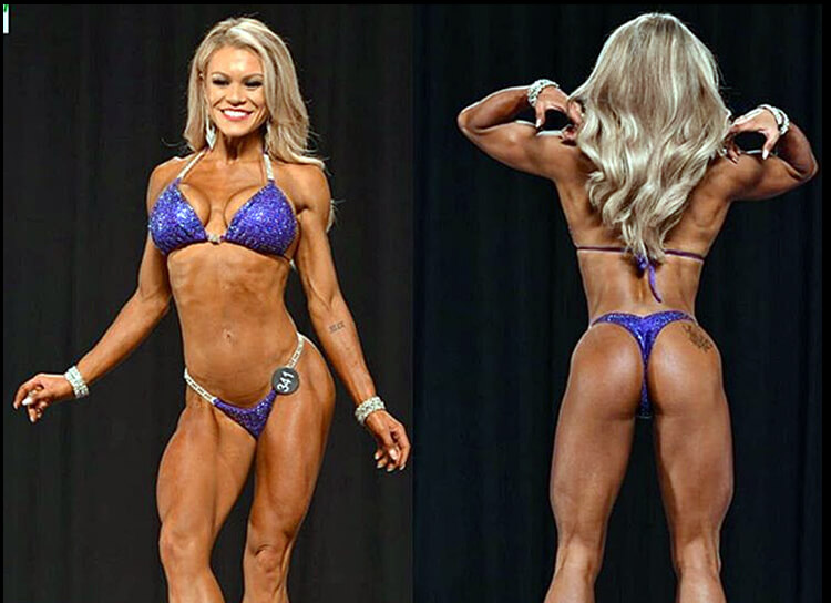 Leigha Hervey of Team SUF Natural Bodybuilding Coaching wins her IFBB Pro Card at the 2018 NPC Miami Nationals.