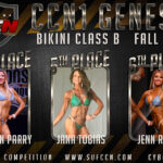 CCN Virtual Natural Bodybuilding Contest Results Genesis 4th Place Bikini Class B