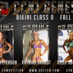 CCN Virtual Natural Bodybuilding Contest Results Genesis 6th Place Bikini