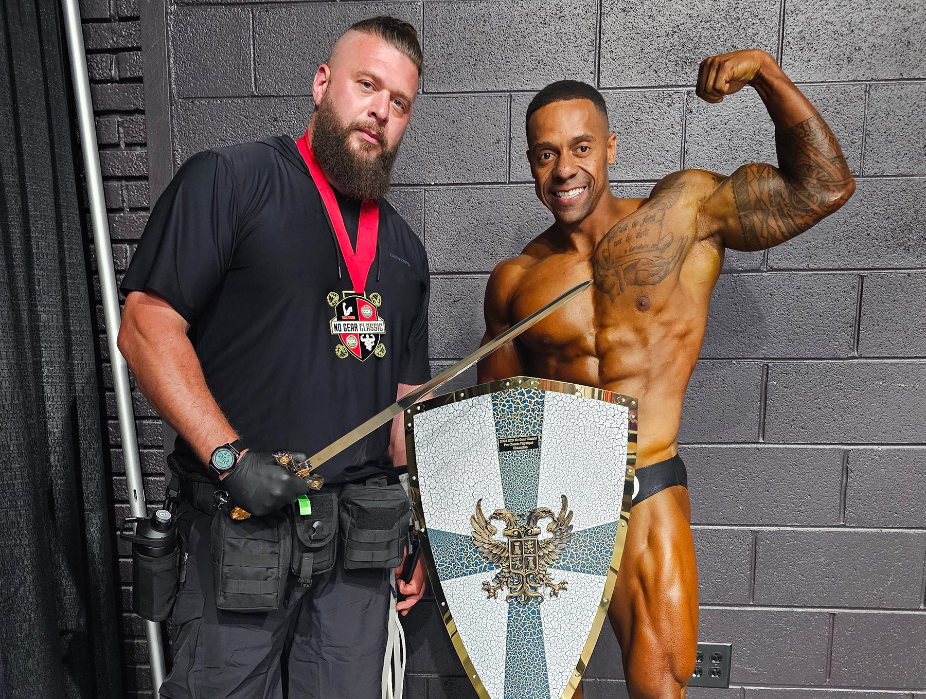 Dylan Toliver wins the Pro Classic Physique Overall at the 2024 OCB No Gear Classic Natural Bodybuilding Contest
